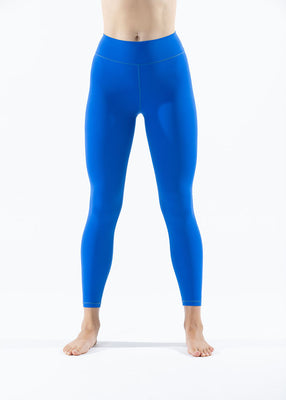 Blue Sport Leggings From Front Side