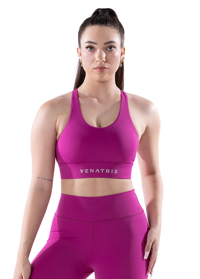 
                  
                    Performance Racerback Sports Bra Pink
                  
                